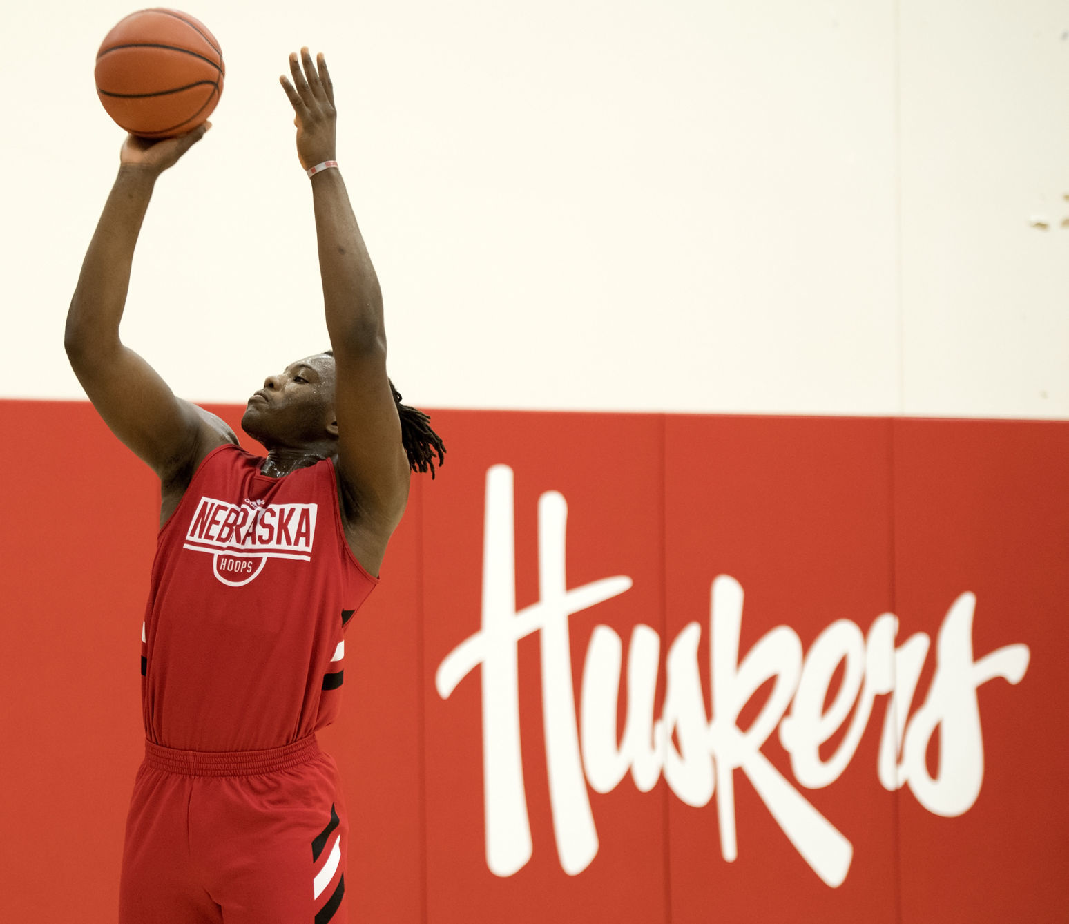 Nebraska hoops practice, 9.25